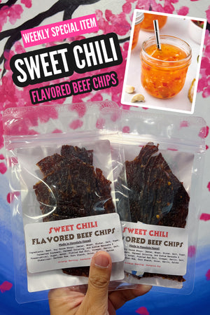 Sweet Chili (Glazed) Beef Chips