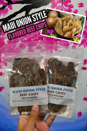 Maui Onion Flavored Beef Chips