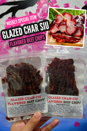 Glazed Char Siu Flavored Beef Chips