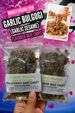 Garlic Bulgogi (Garlic Sesame) Flavored Beef Chips