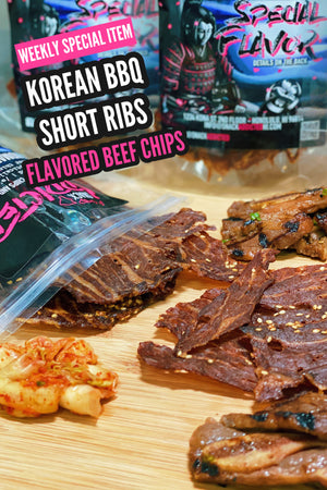 Korean BBQ Short Rib Beef Chips