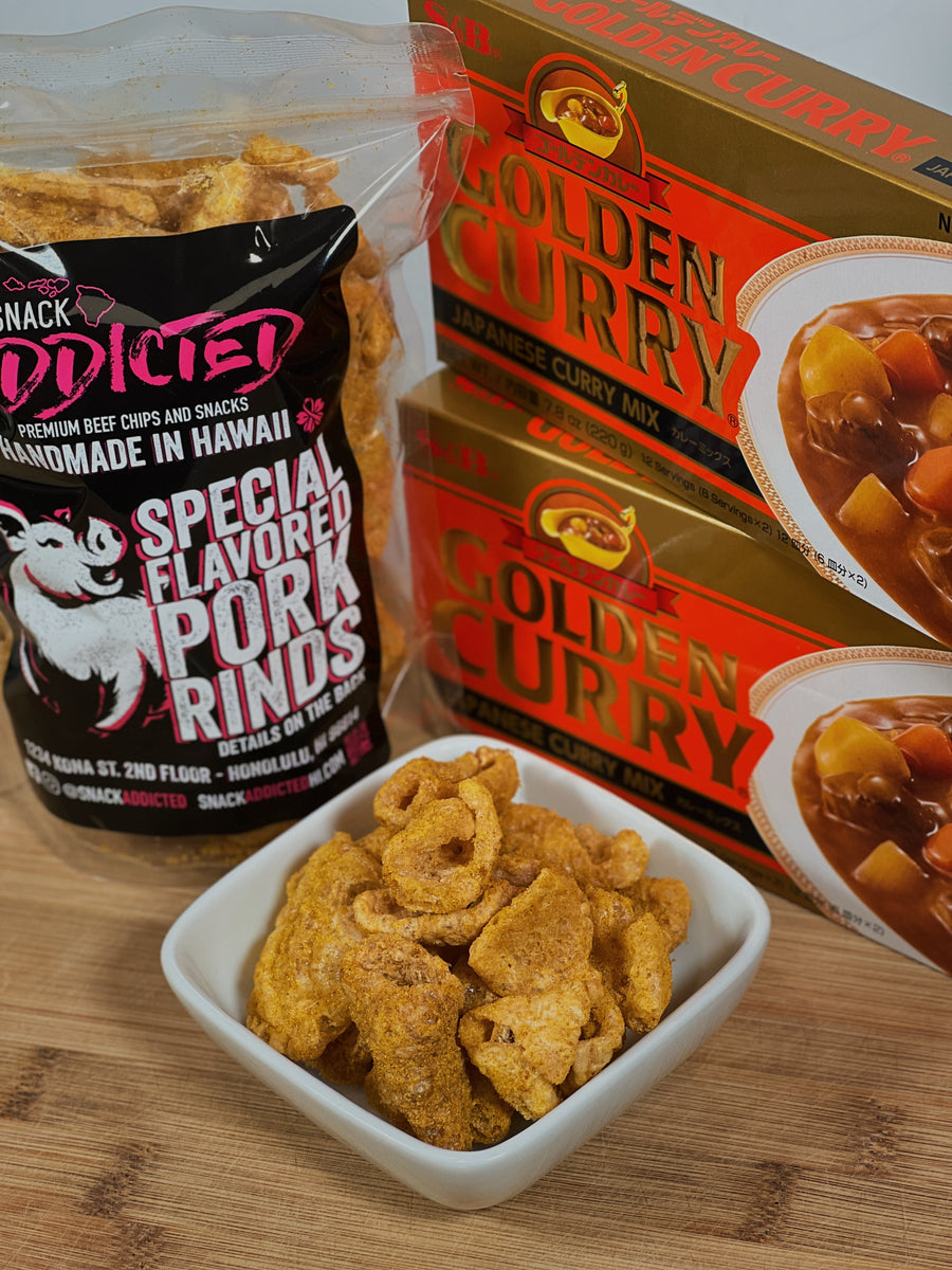 Japanese Curry Pork Rinds