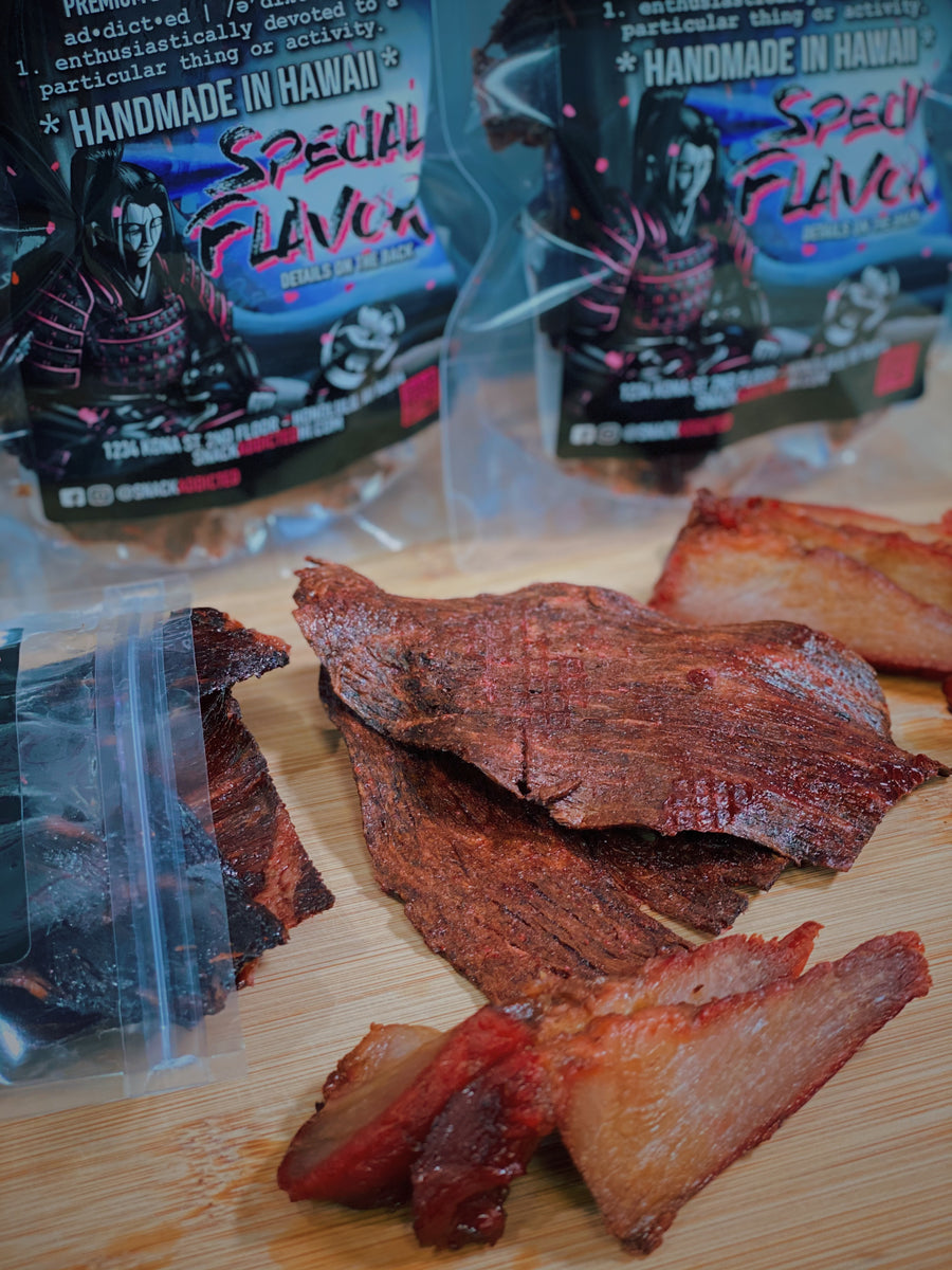 Glazed Char Siu Flavored Beef Chips